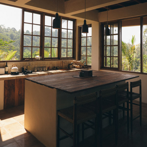 Timber kitche at Rimbah House