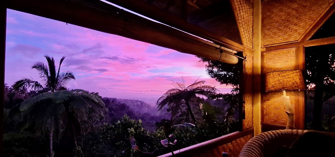 Enjoy a spectacular sunset from the Tree House Bungalow