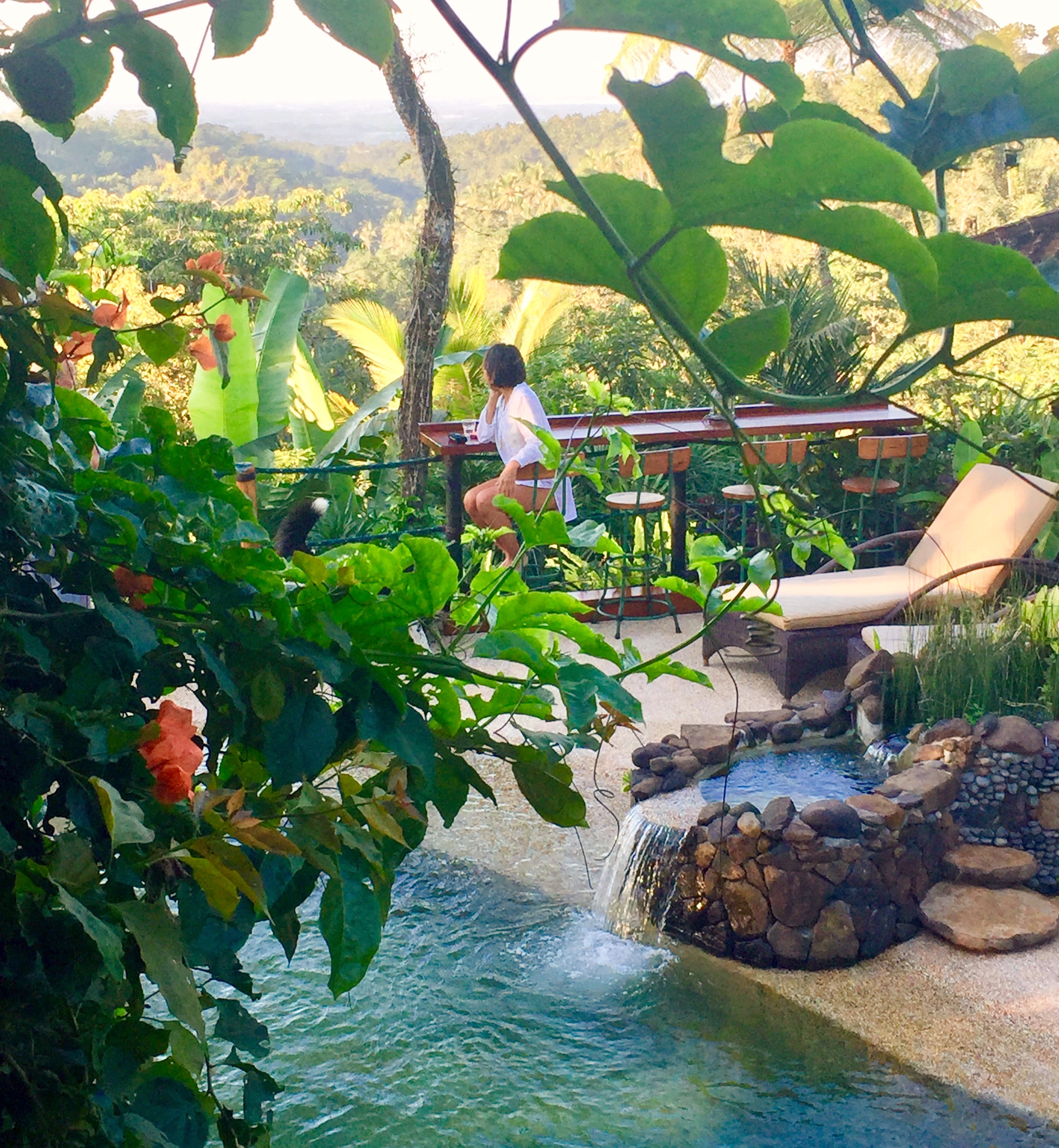 Breakfast by the pool