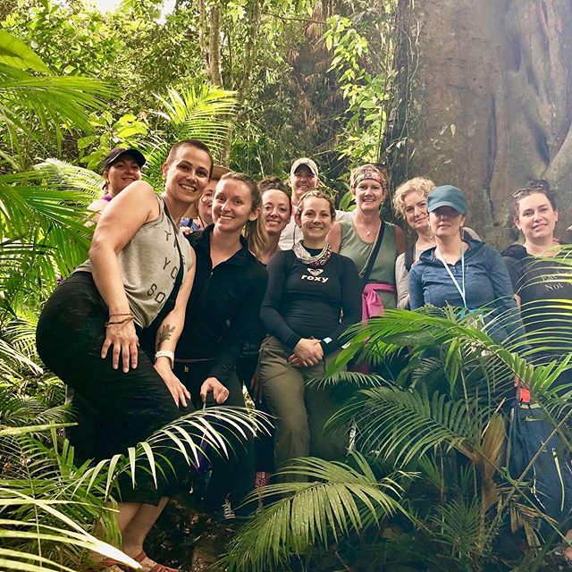 Tree Lovin' Ladies doing a Yoga Retreat