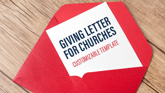 Giving Estimate Letter for Your Congregation