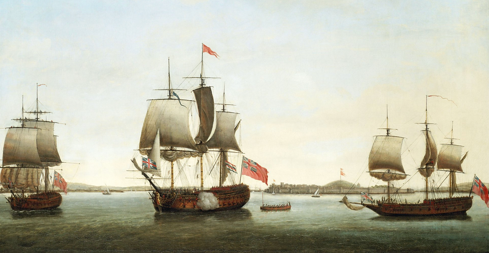 The Siege of Gheriah 1755