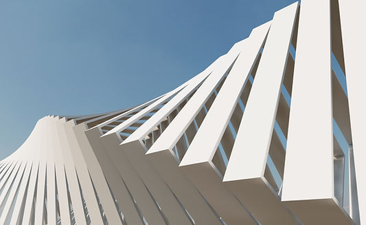 Modern architecture representing ISO 9001 and ISO 14001 management systems