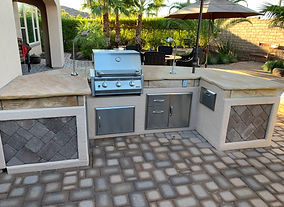 Built-in BBQ