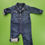 Miniatura: Macacão jeans Baby-Gap 6/12 meses