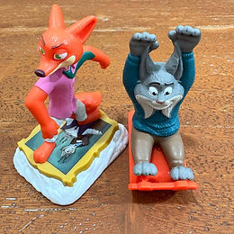 Bonecos zootopia MC Donalds 2015