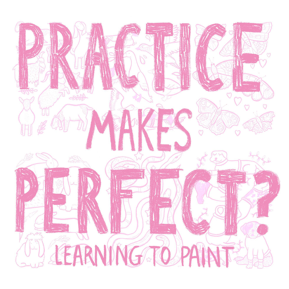 Practice makes perfect? Learning to paint