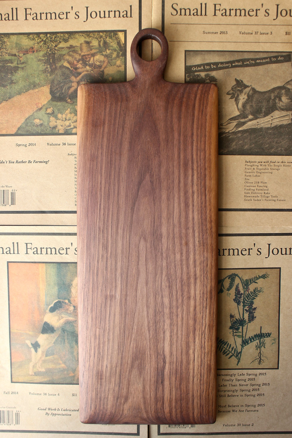 Large Walnut Board- Short Handle
