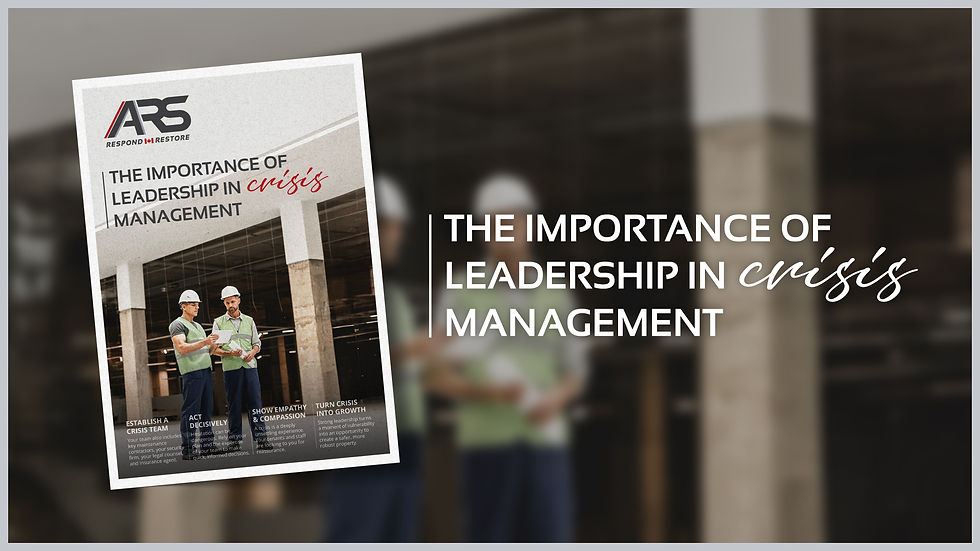 The Importance of Leadership in Crisis Management 