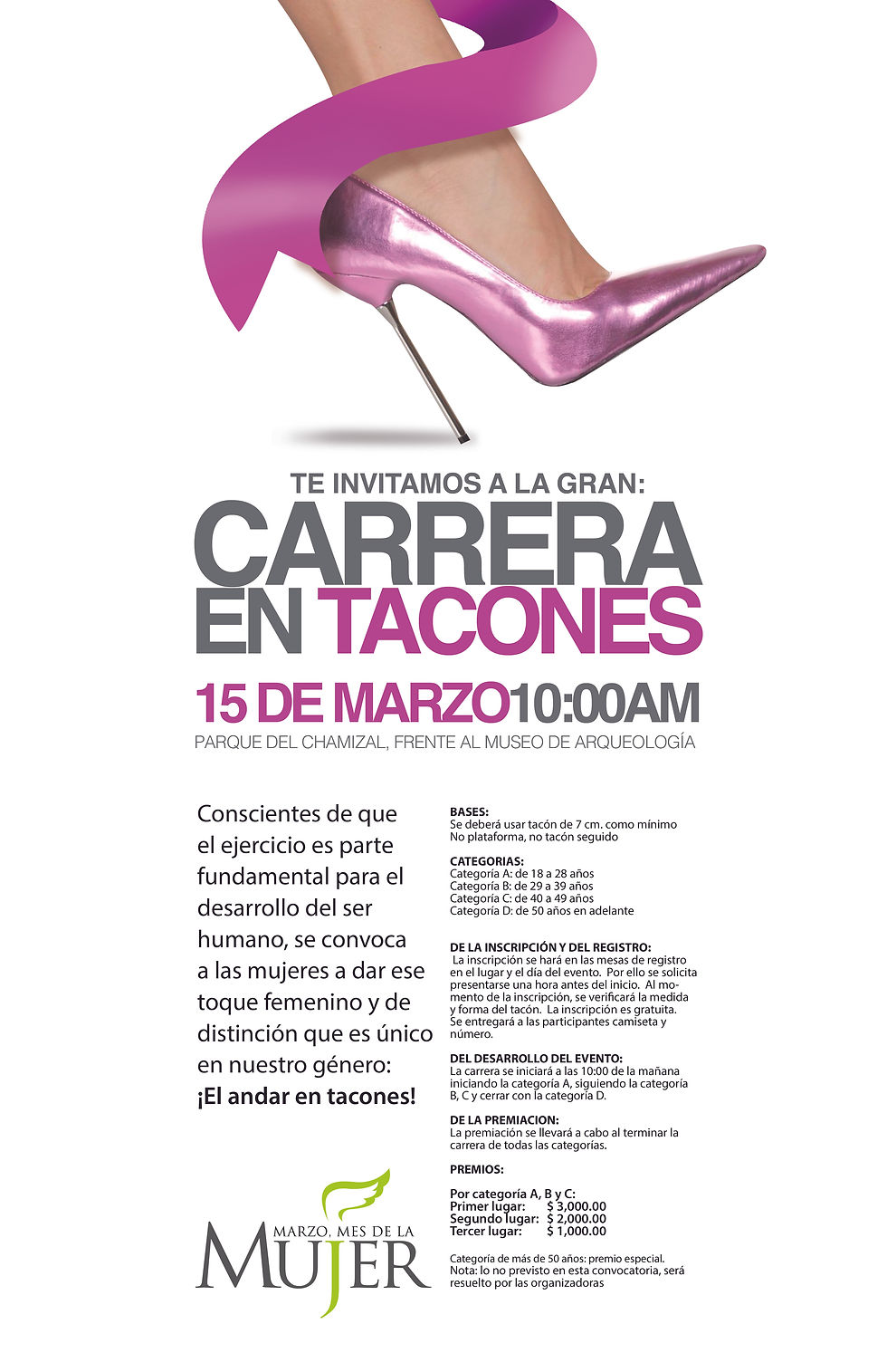 CARRERA EN TACONES