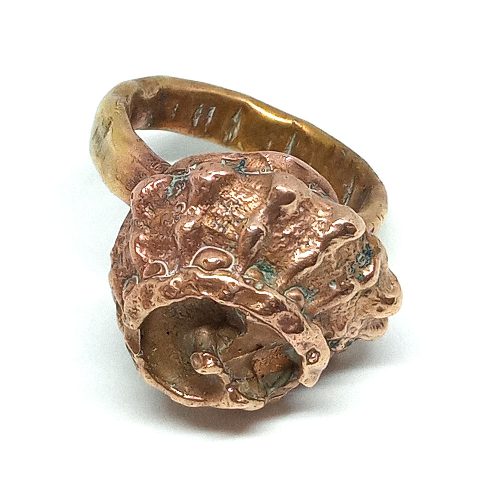 Thumbnail: 'Sea Shell' Brass Ring