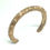 Thumbnail: Hammered brass bangle
