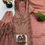 Thumbnail: Beautiful floral sharara suits in green and dusty rose colour 