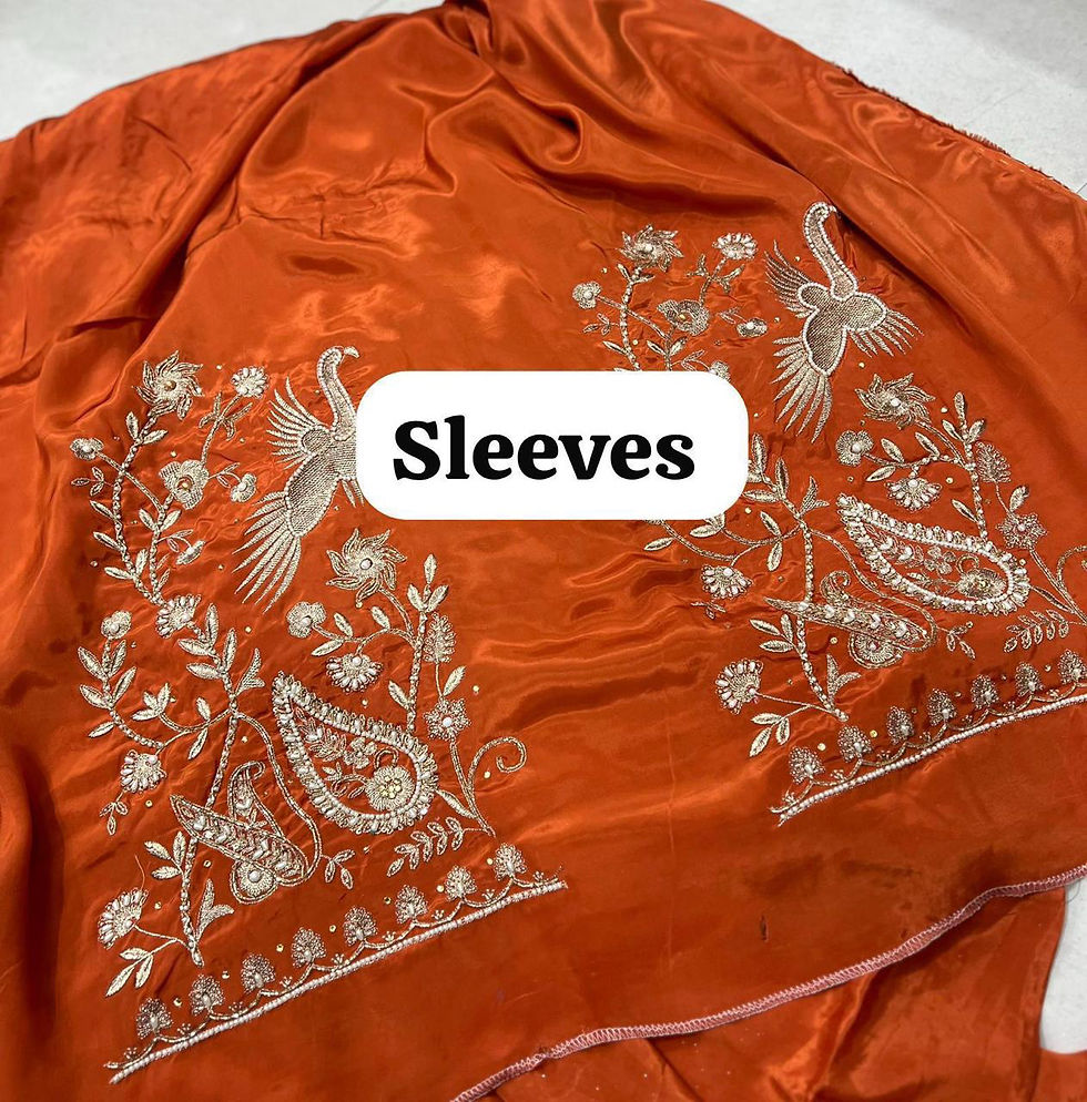Thumbnail: Gorgeous handwork mahi sharma suit fully stitched 