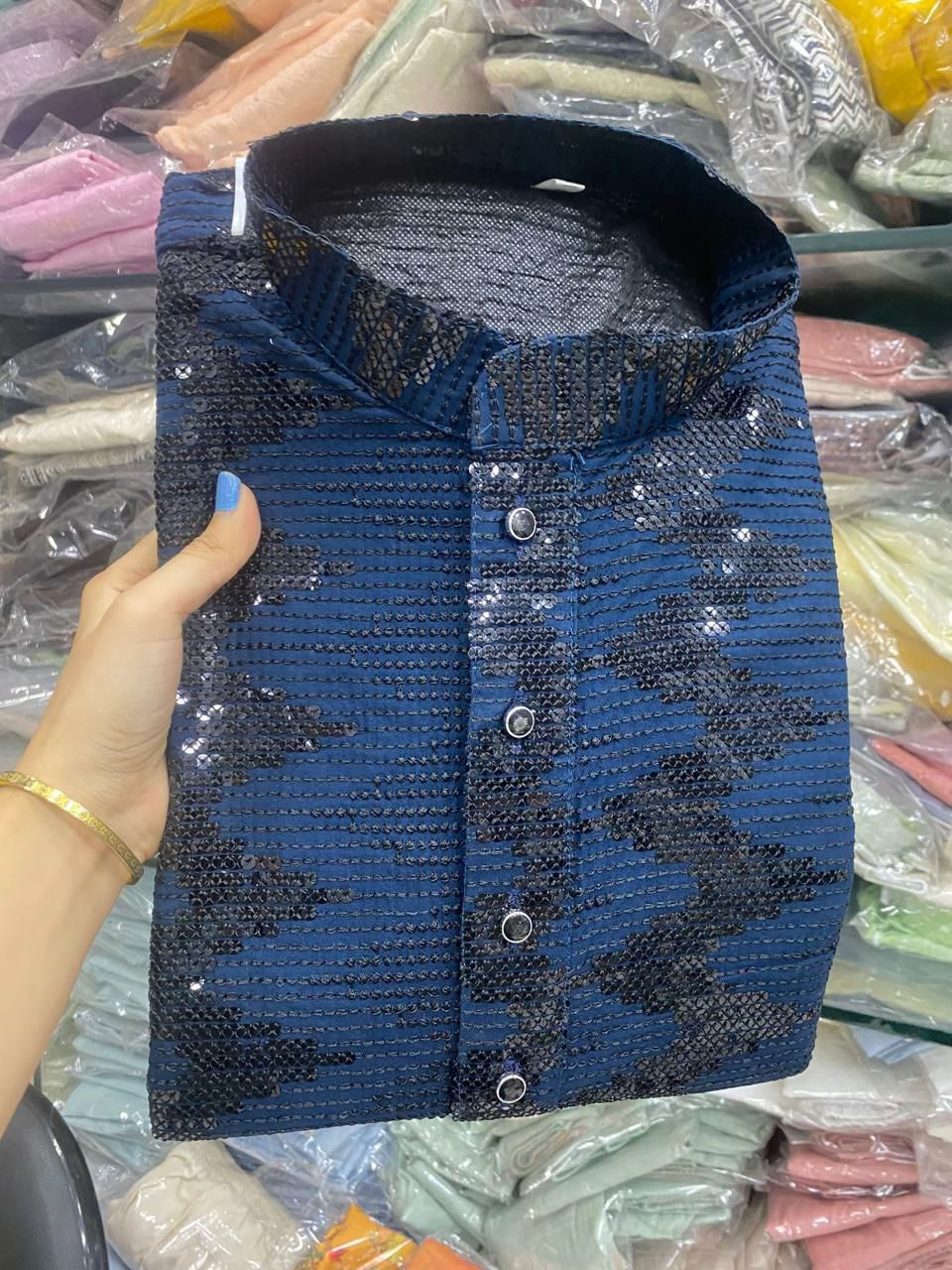 Miniature : Partywear Kurta Payjamas