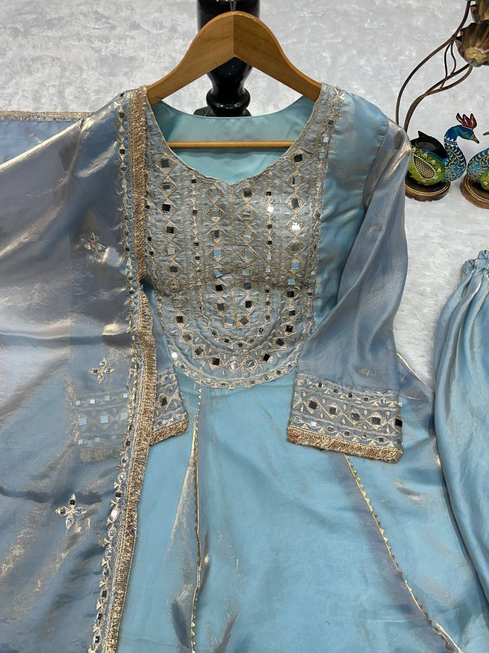 Thumbnail: Beautiful partywear frock suits