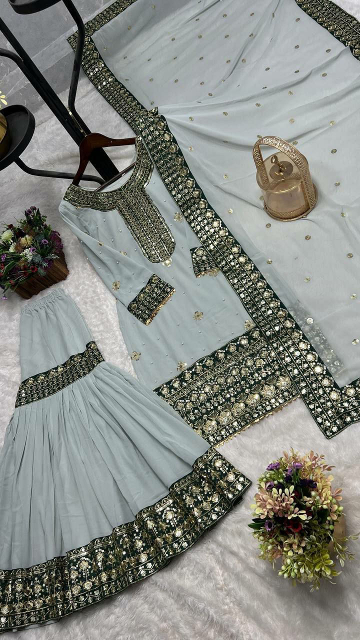 Beautiful gharara suit