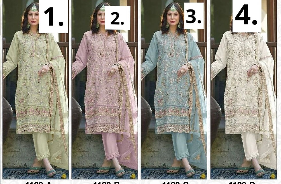 Beautiful partywear suits