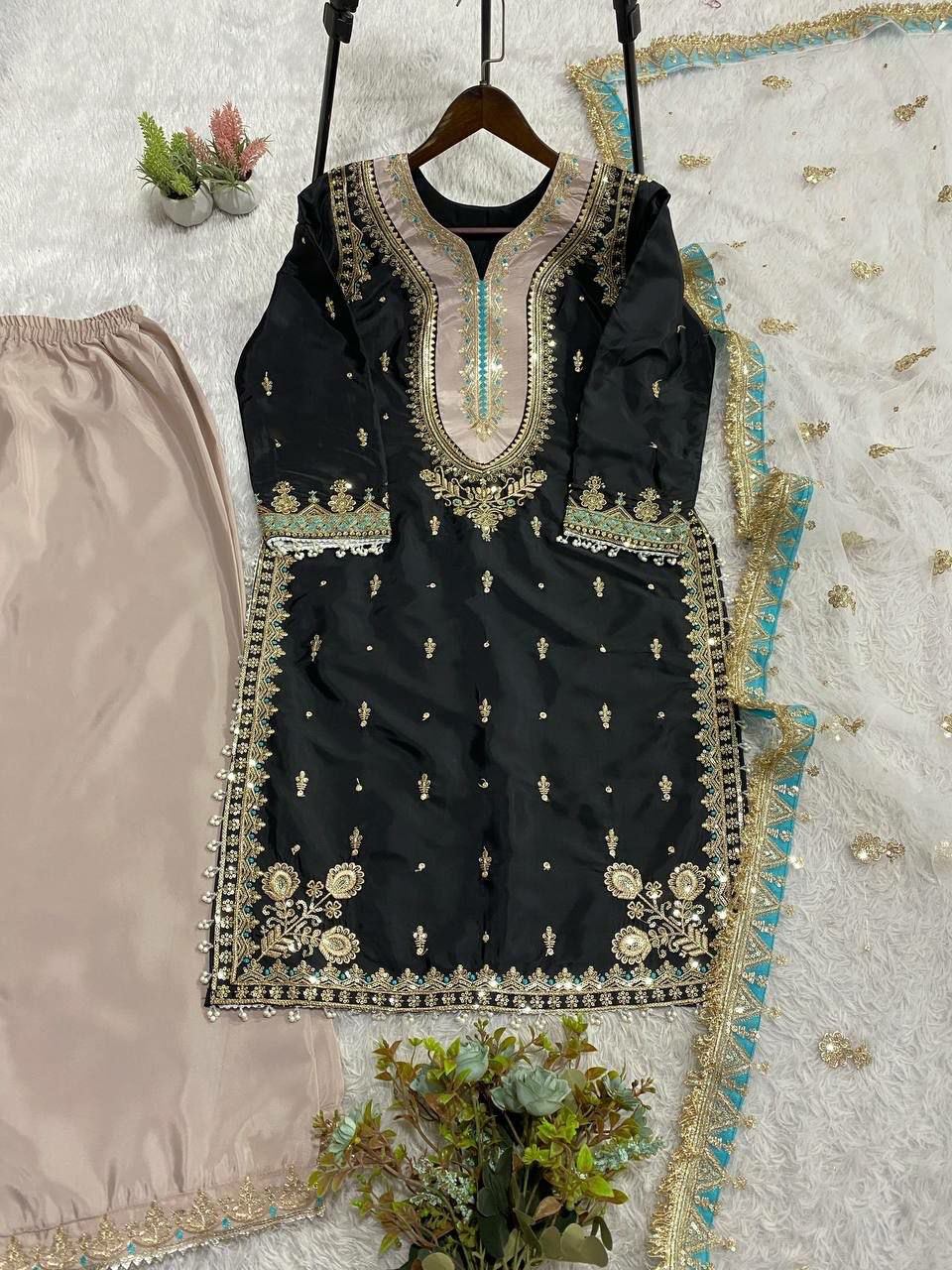 Beautiful partywear suit