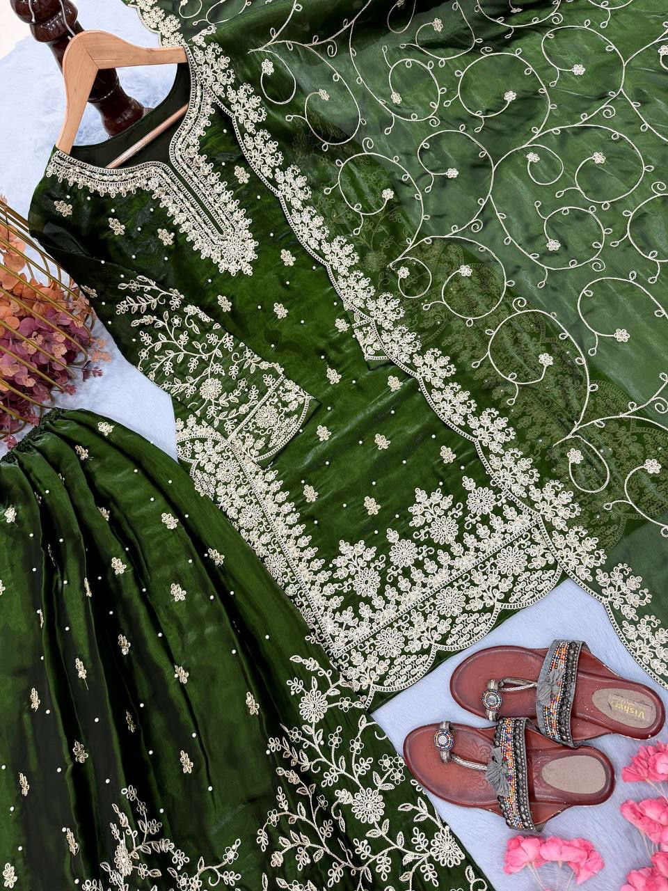 Miniature : Latest partywear sharara suits collection 