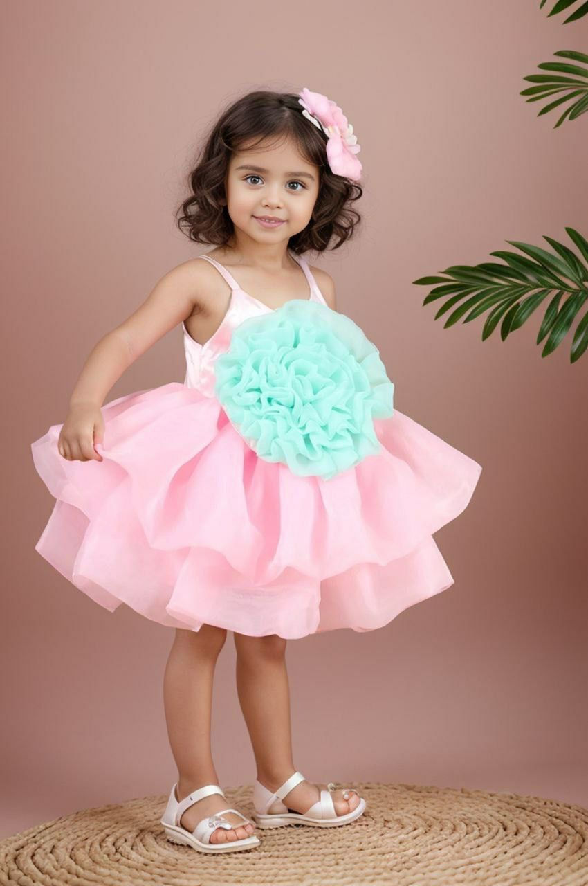 Thumbnail: Beautiful princess frock for girls