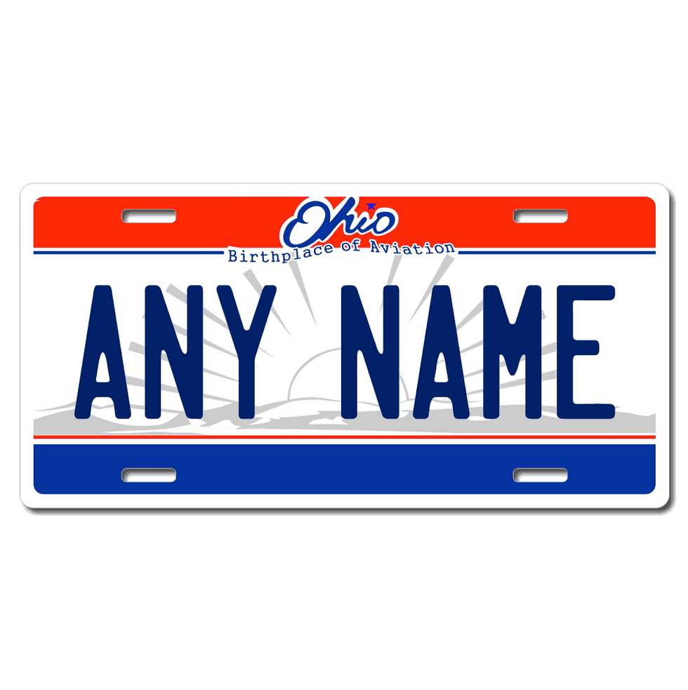 Ohio License Plate