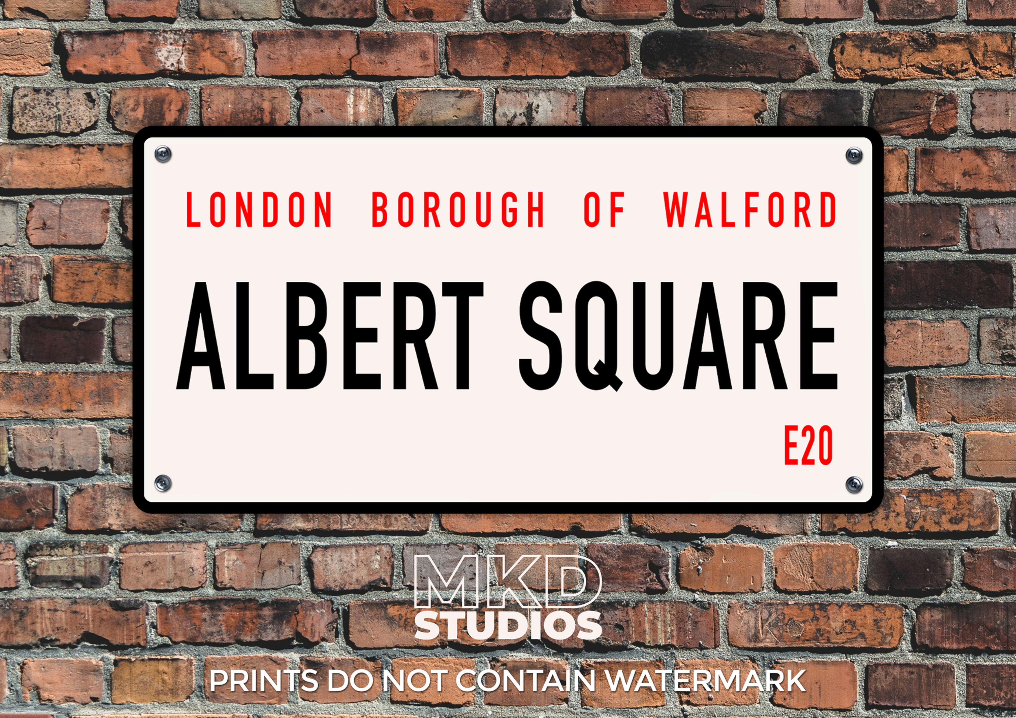 Albert Square Sign