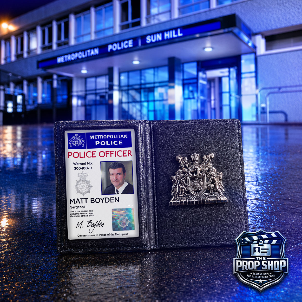 Matt Boyden Replica Warrant Card