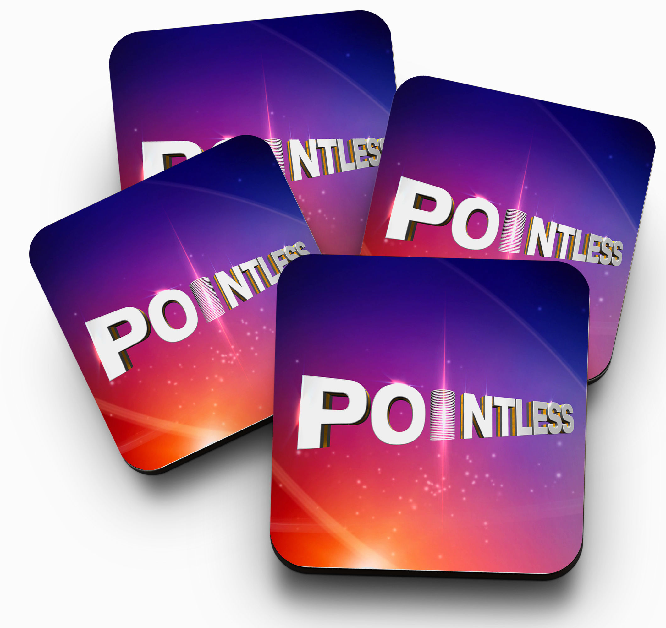 Pointless 4 Pack Coasters