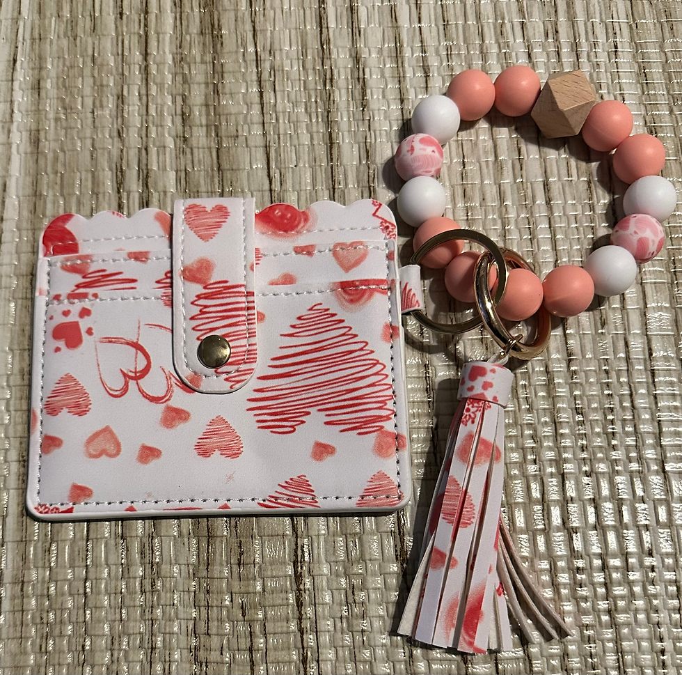 Thumbnail: Wallet with beaded wristlet