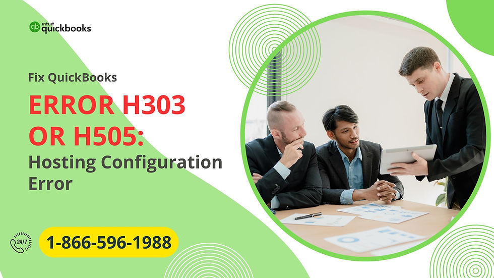 Fix QuickBooks Error H303 or H505: Hosting Configuration Error