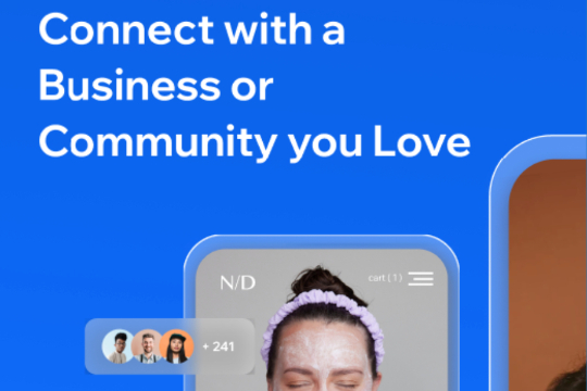 Wix Spaces App banner