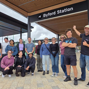 Team Perspektiv at Byford Train Station