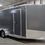 Thumbnail: Charcoal enclosed cargo trailer