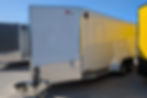 Thumbnail: White cargo trailer, driver side view