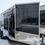 Thumbnail: Black 7x16 enclosed cargo trailer