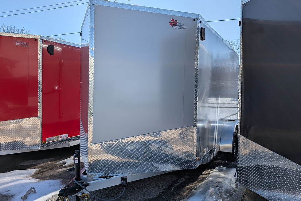 Aluminum enclosed cargo trailer