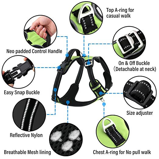 Thumbnail: HANK Dog Harness | No Pull Harness | 3M Reflective Dog Belt