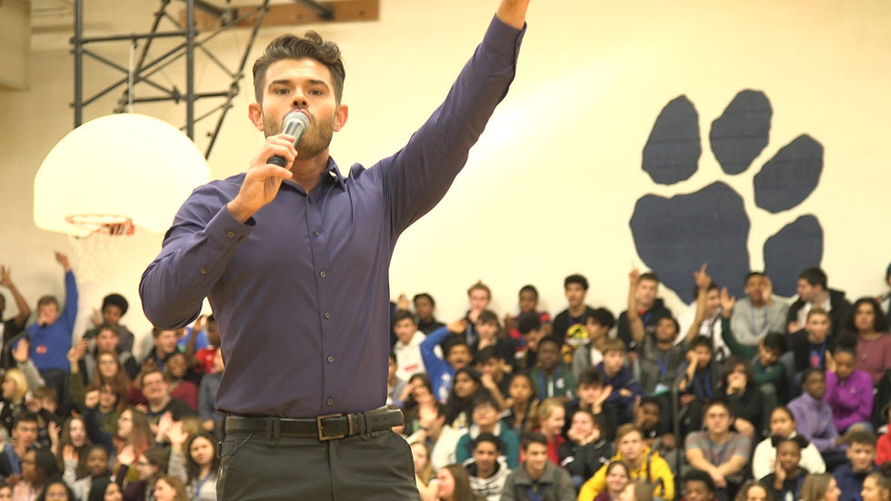 Speaking at Annapolis High School in Dearborn, Heights, MI