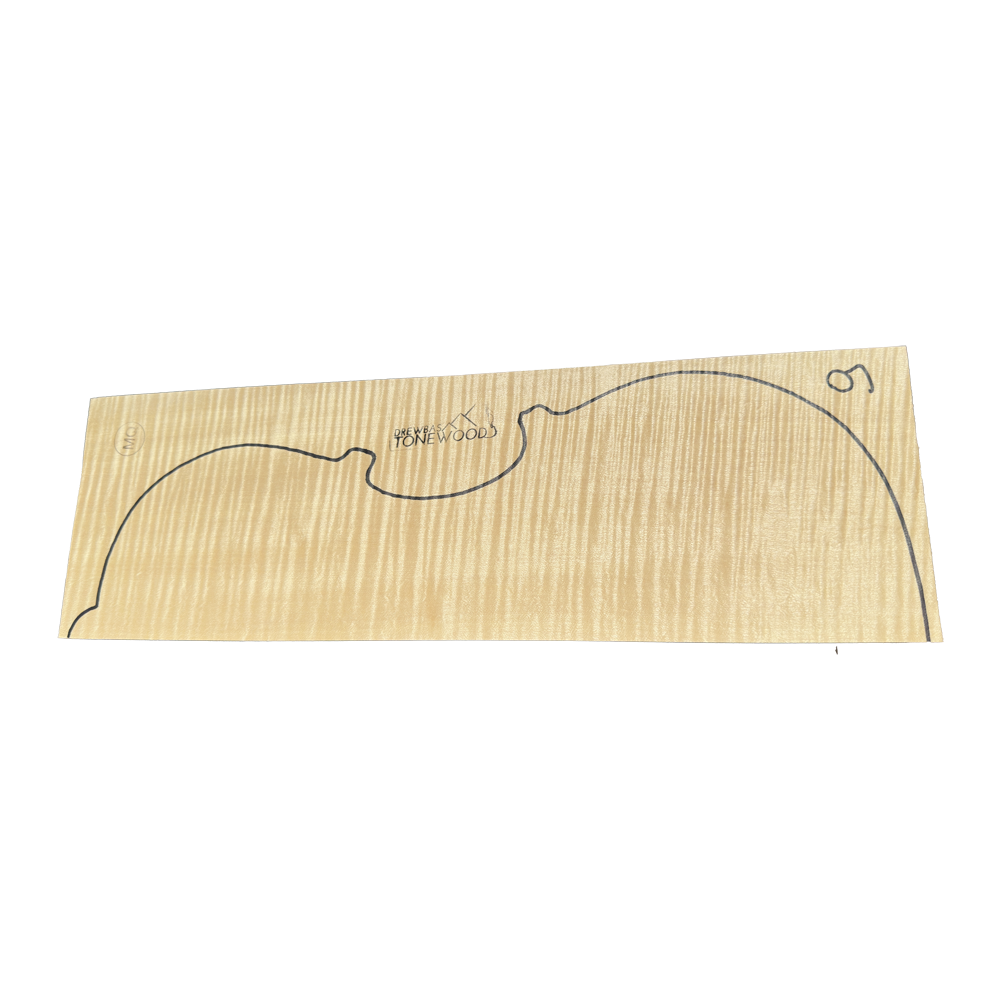 Flamed Maple Viola set No.09