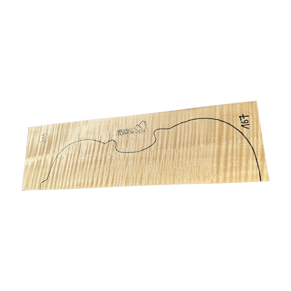 Flamed Maple Violin set No.167