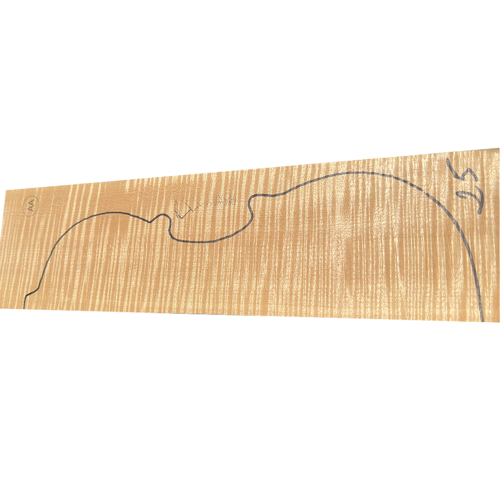 Flamed Maple Violin set No.25