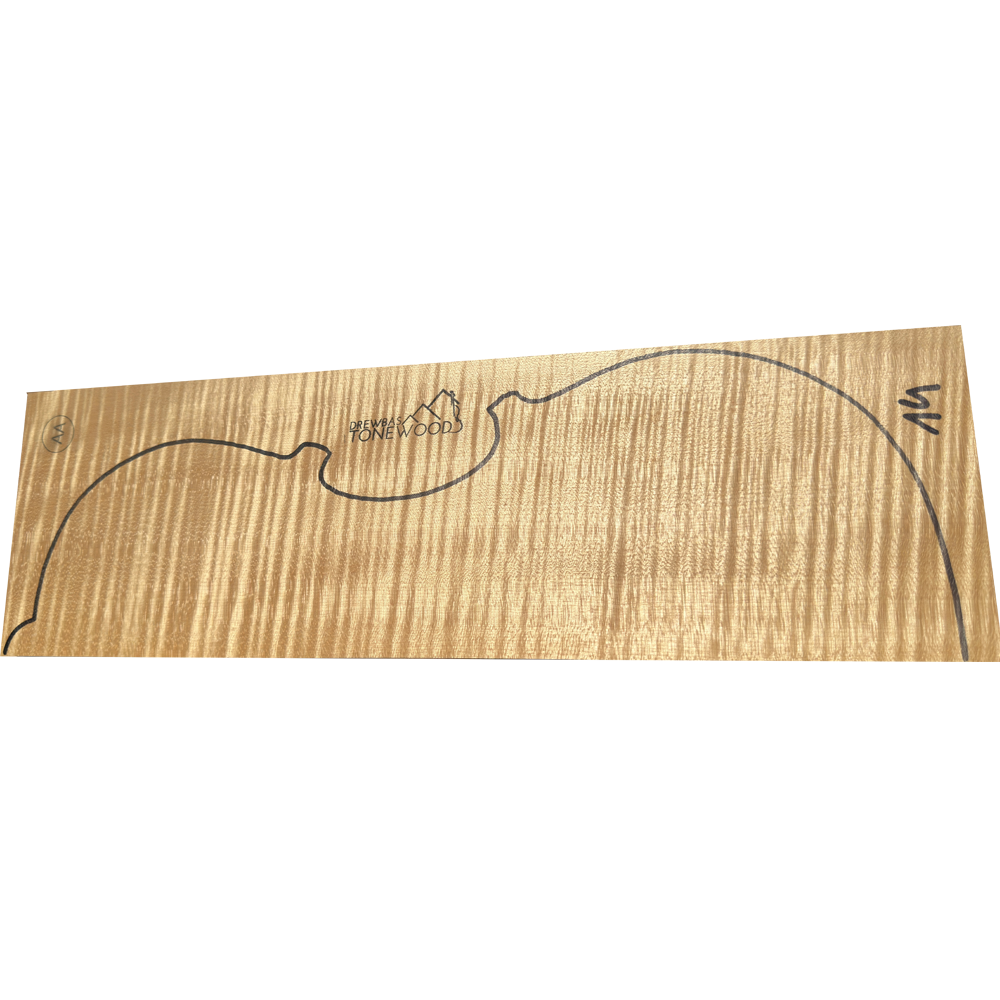 Flamed Maple Viola set No.14