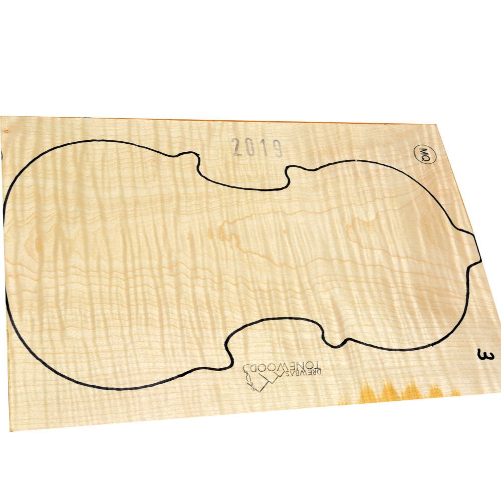 Flamed maple | One Piece Violin set No.3