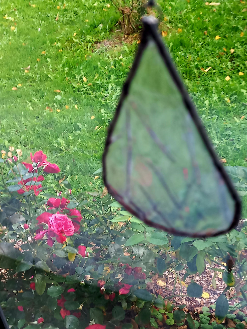 Miniature : MOBILE GOUTTES D'EAU EN VERRE TIFFANY