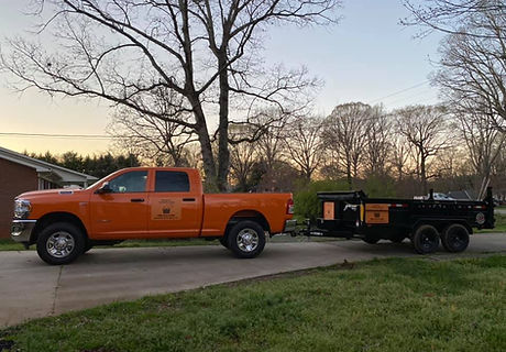 Truck and Dump Trailer for Rent