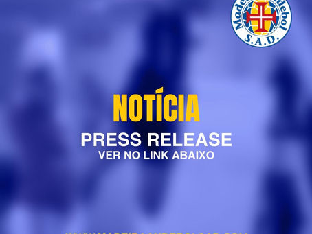 PRESS RELEASE XXVI Torneio Santo Ovídio em Gaia