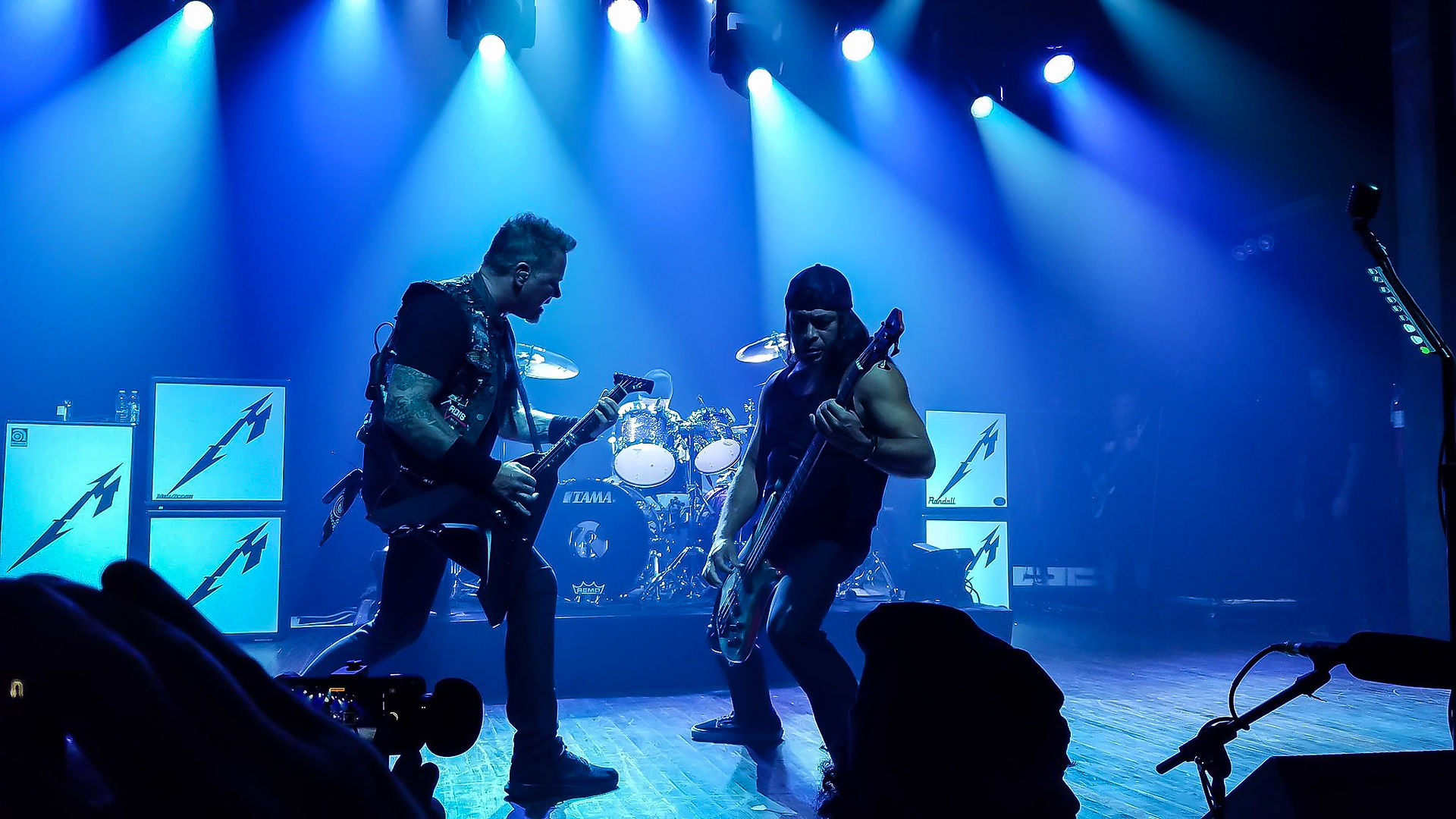 James Hetfield and Robert Trujillo