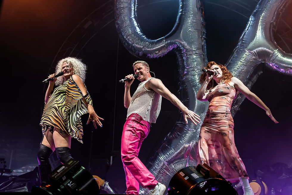 Scissor Sisters upped the action with an energetic set