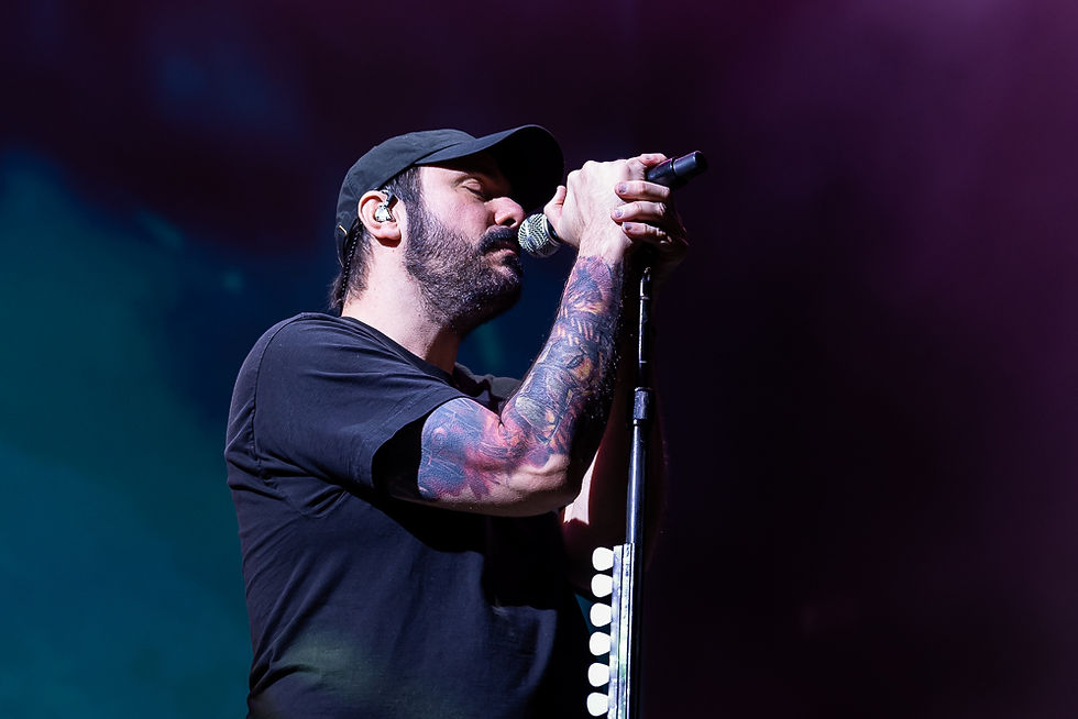Breaking Benjamin's Ben Burnley leads his band through greatest hits set